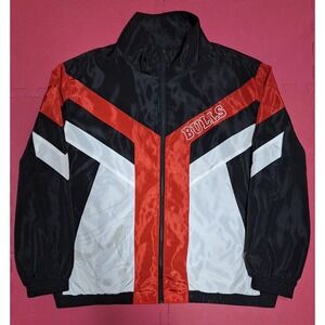 Chicago Bulls Warm-up Jacket Winbreaker Zip Y2K 2XL Men Basketbal Apparel